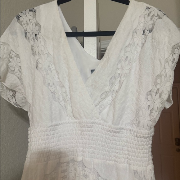 Rabbit Rabbit Rabbit White Lace High Low Dress - Picture 3 of 5